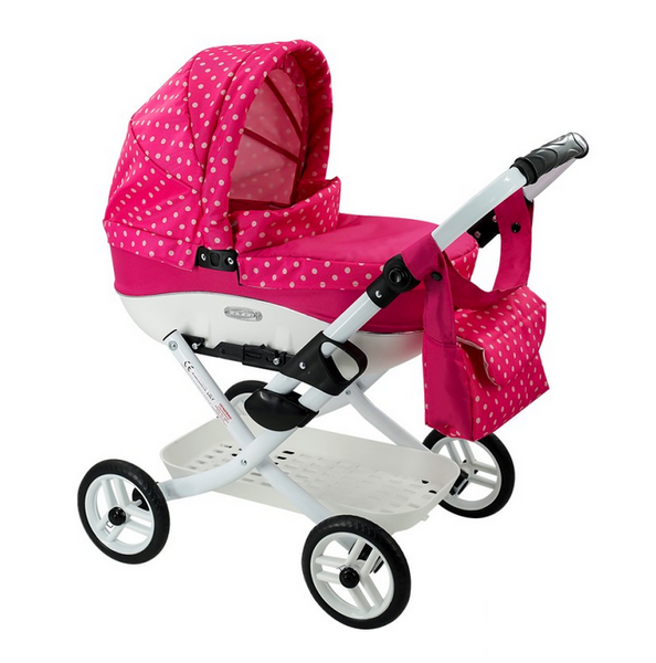 Wózek dla lalek lily LC-09 na białym tle