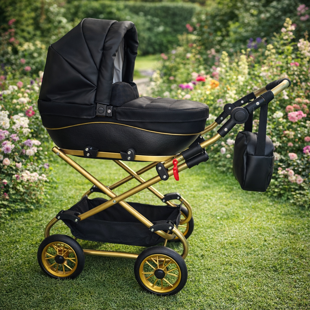 Wózek dla lalek Nicol Model  W-03 - obrazek 3