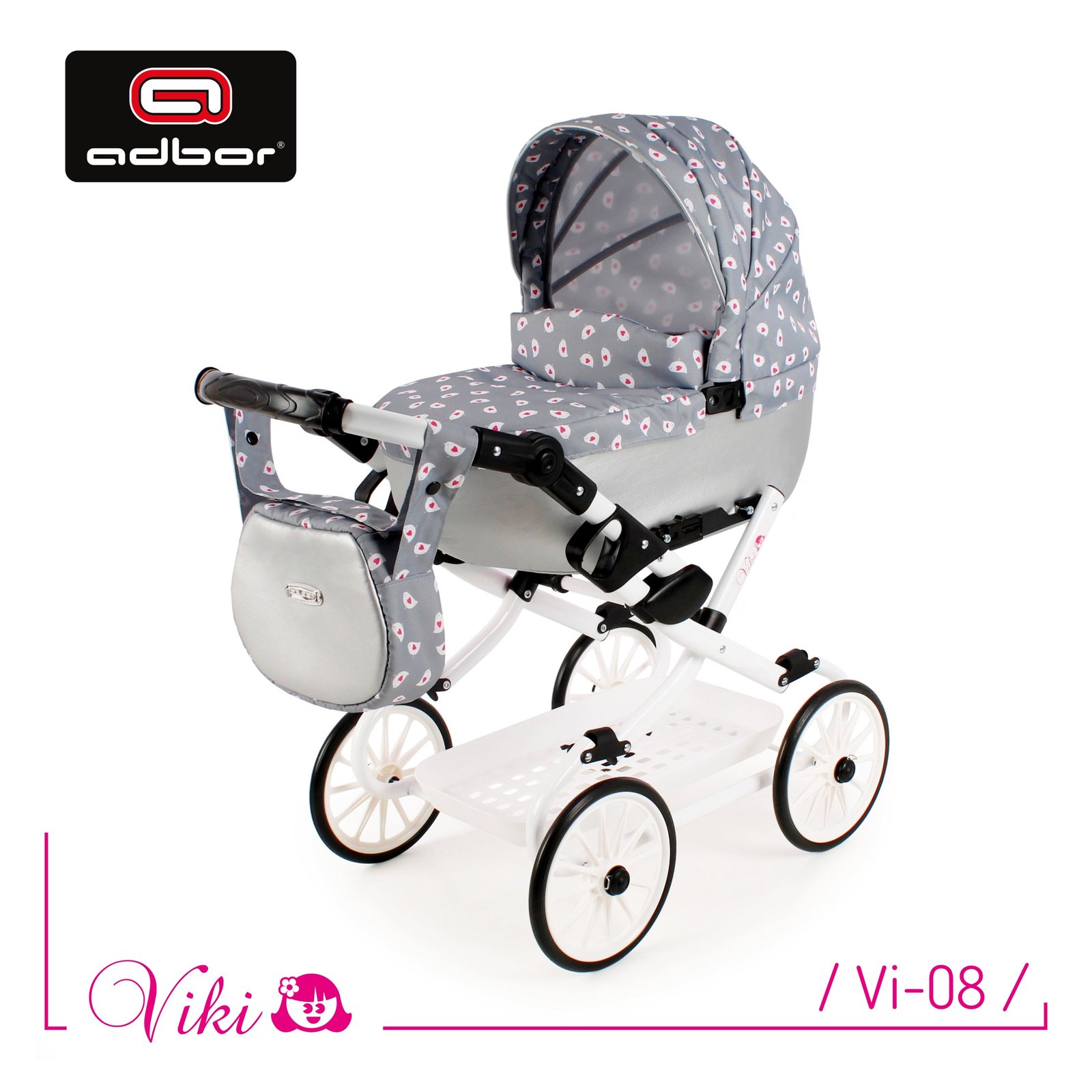 Wózek dla lalek Viki Model Vi-08 - obrazek 2