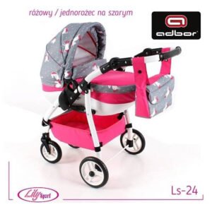 Wózek dla lalek Lily Model Ls-24 - obrazek 3
