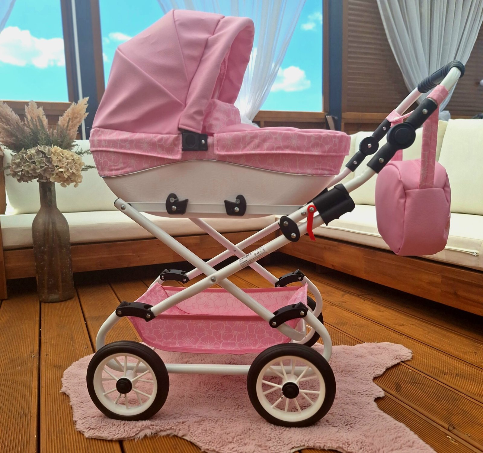 Wózek dla lalek Nicol Model  W-12 - obrazek 3