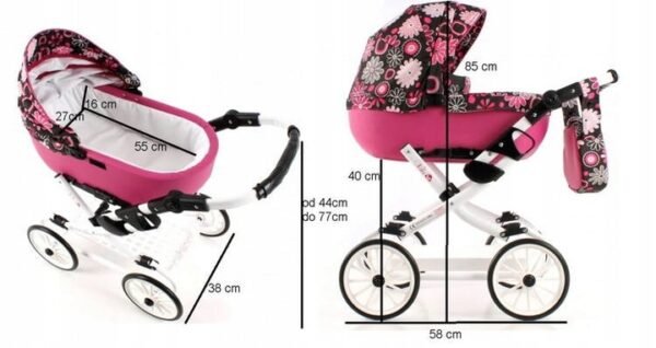 Wózek dla lalek Viki Model Vi-01