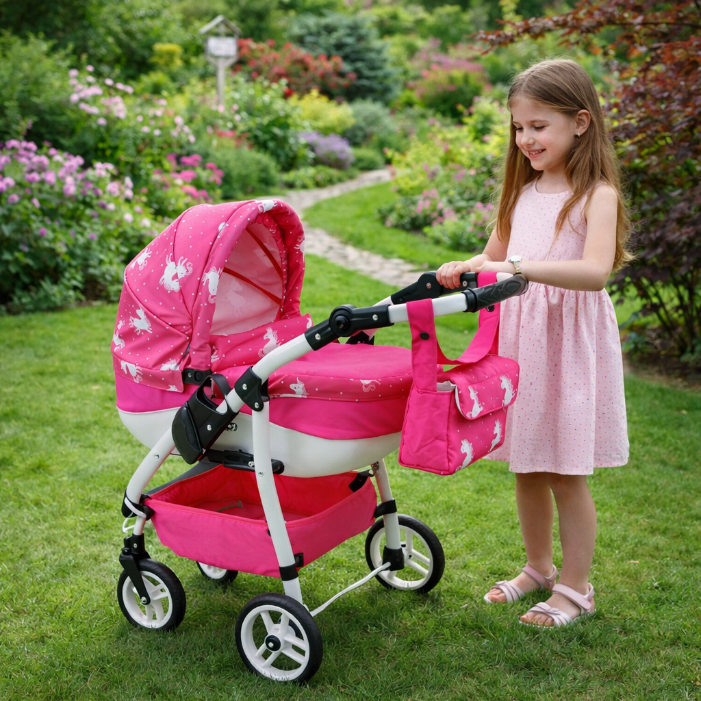 Wózek dla lalek Lily Model Ls-23 - obrazek 6