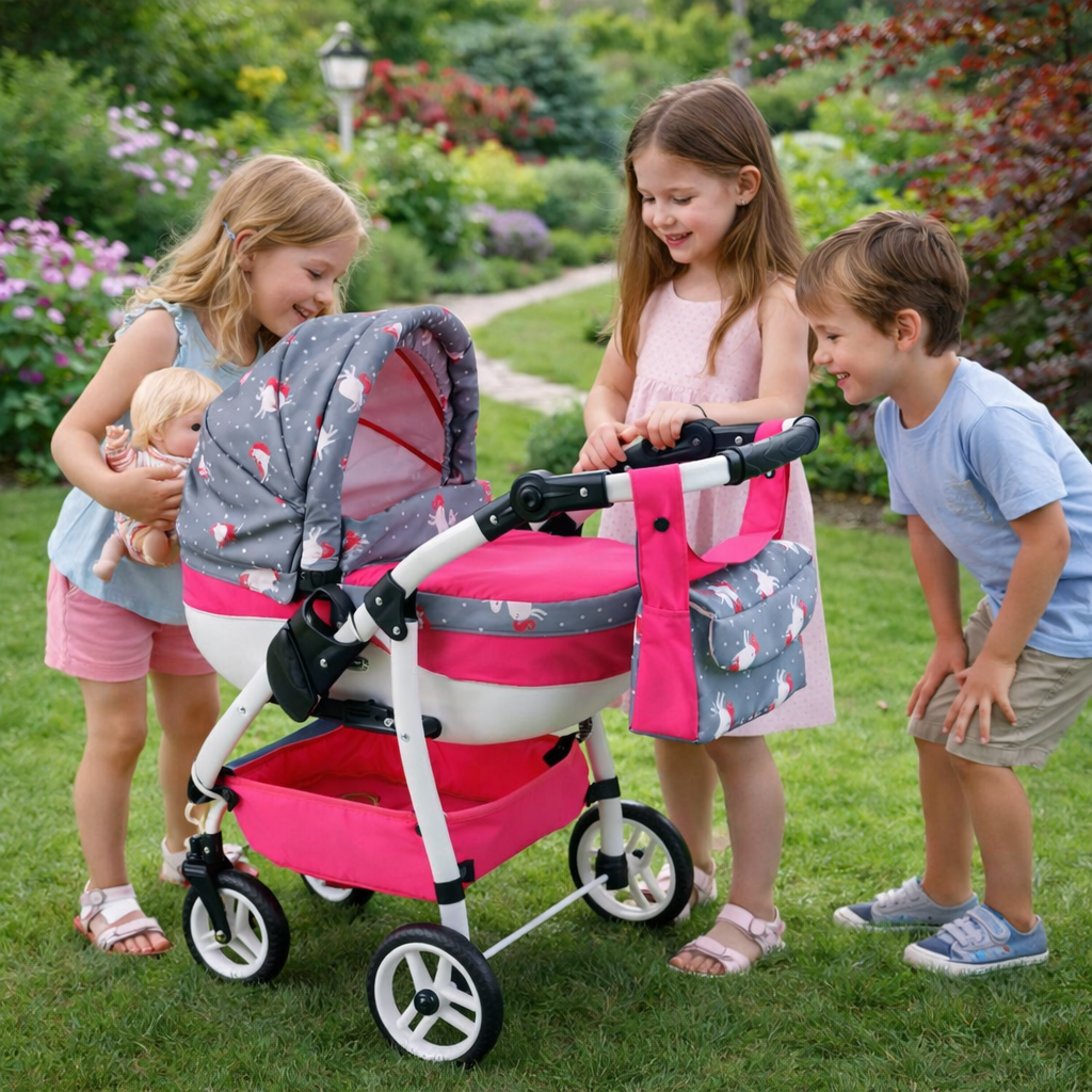 Wózek dla lalek Lily Model Ls-24 - obrazek 5