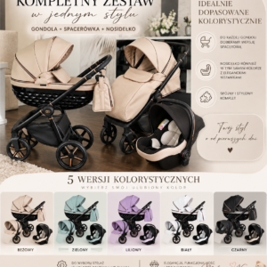 Wózek dziecięcy 3w1 Ring kolor Eco-03 - obrazek 4