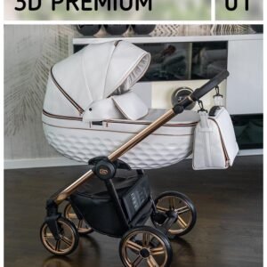 Wózek dziecięcy 3w1 Premium kolor Eco-01 - obrazek 5