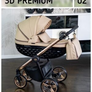 Wózek dziecięcy 3w1 Premium kolor Eco-02 - obrazek 5