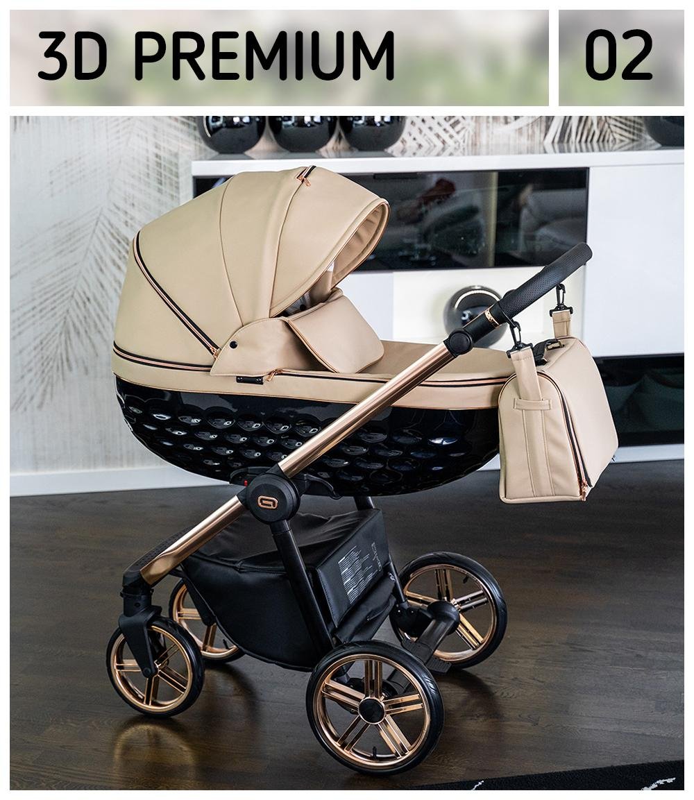 Wózek dziecięcy 3w1 Premium kolor Eco-02 - obrazek 5
