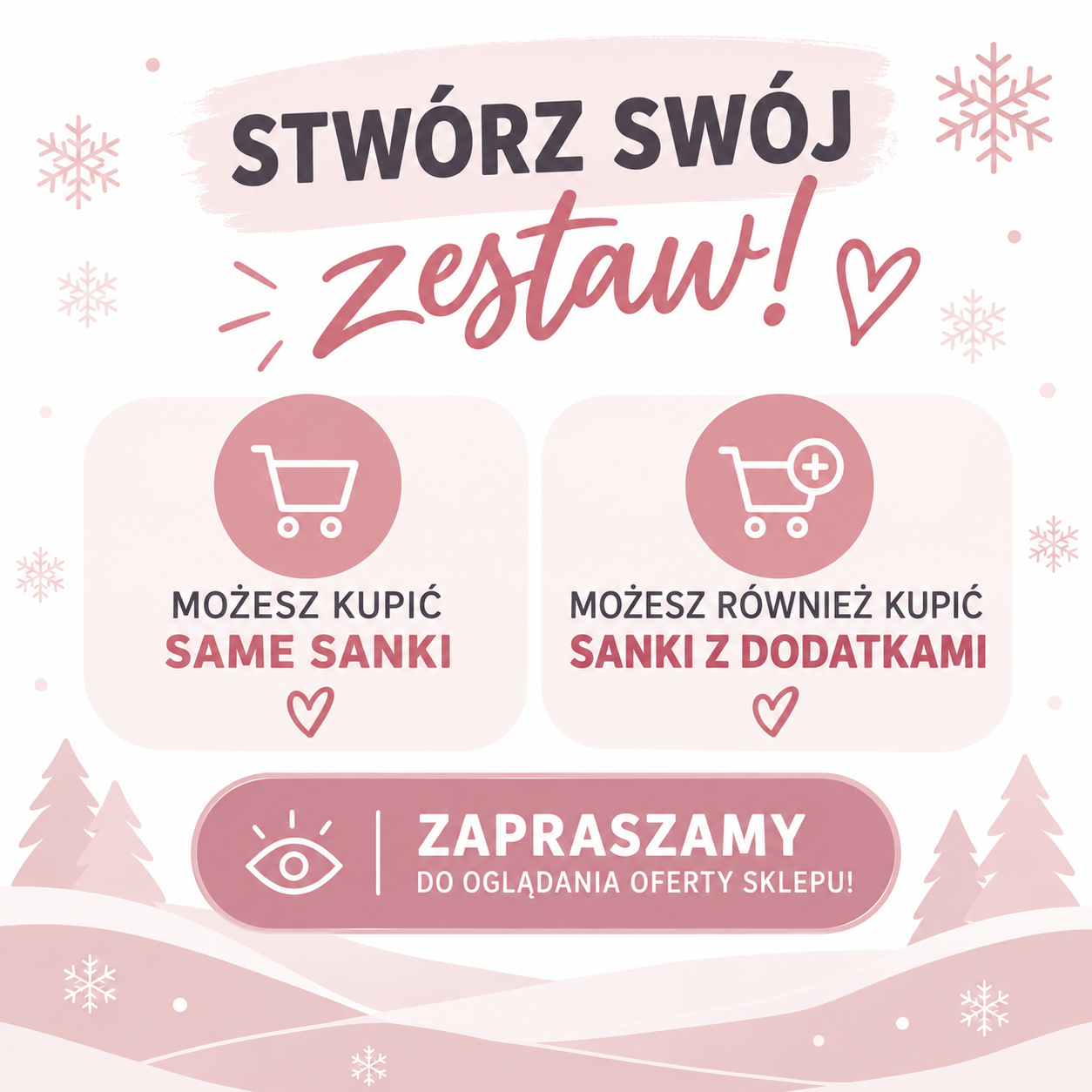 Pchacz/Prowadnik do sanek Piccolino- kolor czerwony - obrazek 3