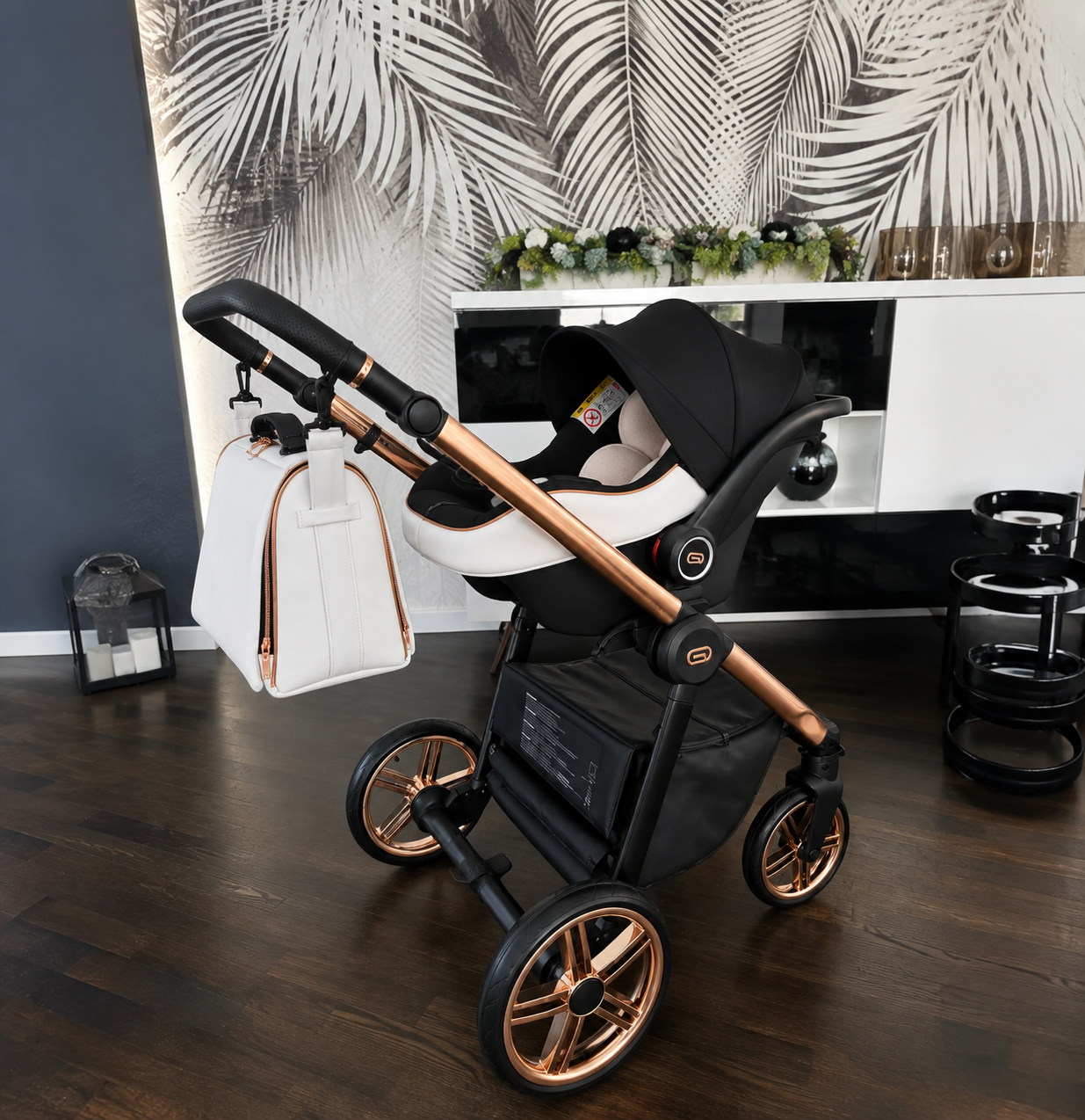 Wózek dziecięcy 3w1 Premium kolor Eco-01 - obrazek 4