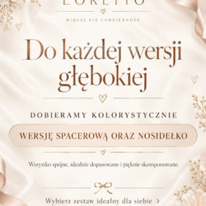 Wózek dziecięcy 3w1 Loretto kolor 20 - Pastelowy Róż - obrazek 7