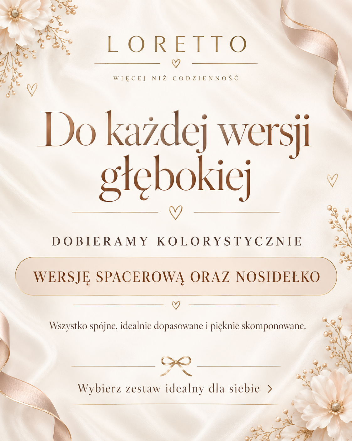 Wózek dziecięcy 3w1 Loretto kolor 20 - Pastelowy Róż - obrazek 7