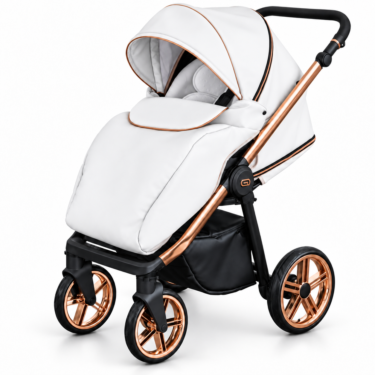Wózek dziecięcy 3w1 Premium kolor Eco-01 - obrazek 2