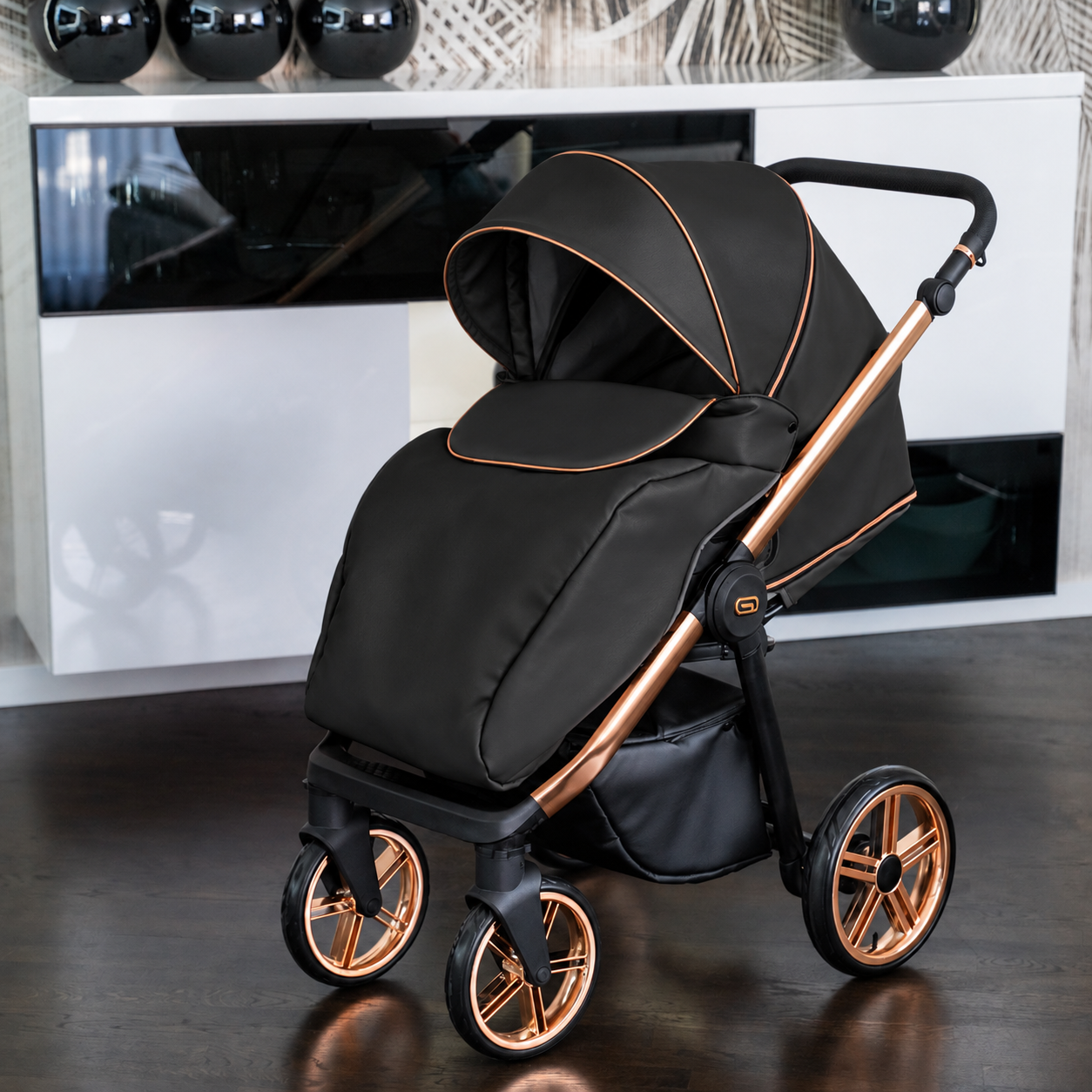 Wózek dziecięcy 3w1 Premium kolor Eco-05 - obrazek 2